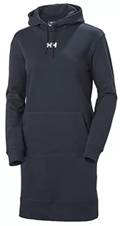 Sukienki - Helly Hansen Helly Hansen Active Hoodie Dress Women, navy XL 2021 Sukienki 53436-597-XL - grafika 1