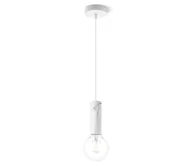 Lampy sufitowe - Żyrandol na lince SAGA 1xE27/40W/230V marmur - miniaturka - grafika 1