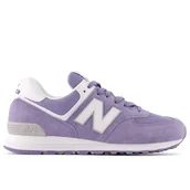 Buty sportowe męskie - Buty New Balance U574RWE - fioletowe - miniaturka - grafika 1