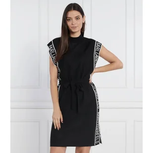 Karl Lagerfeld Sukienka z dodatkiem wełny - Sukienki - miniaturka - grafika 1