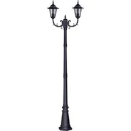 Lampy ogrodowe - Kaja Standard lampa stojąca zewnętrzna 2x60W czarna K-7064A2/2CZARNY - miniaturka - grafika 1