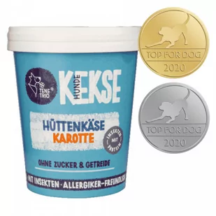TENETRIO TENETRIO ciasteczka z owadami, twarogiem i marchewką (200g) - Przysmaki dla psów - miniaturka - grafika 1