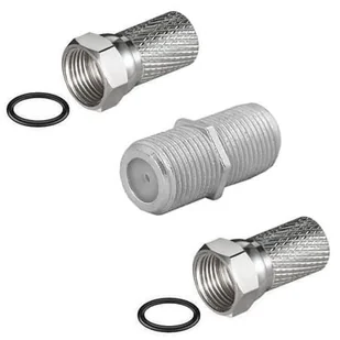 Zestaw Do Łączenia Kabli Sat 2X Wtyk F + 1X Beczka F Libox Pak. - Inne akcesoria audio-wideo - miniaturka - grafika 1