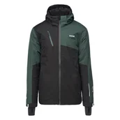 Kurtki narciarskie - Męska Kurtka HI-TEC RAMIREZ M000264425 – Czarny - miniaturka - grafika 1