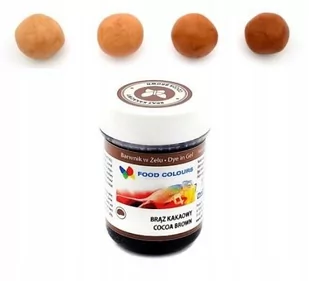 Foodcolours BARWNIK SPOŻYWCZY W ŻELU 35g BRĄZ KAKAOWY 44 - Dodatki do ciast w płynie, aromaty - miniaturka - grafika 1