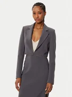 Marynarki i żakiety damskie - Rinascimento Marynarka CFC0121908003 Szary Regular Fit - miniaturka - grafika 1
