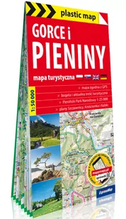Gorce i Pieniny. Foliowana mapa turystyczna 1:50 000 - Atlasy i mapy - miniaturka - grafika 1