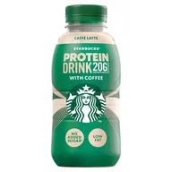 Kefiry, jogurty, maślanki - Starbucks Caffè Latte Wysokobiałkowy napój na bazie mleka 330 ml - miniaturka - grafika 1