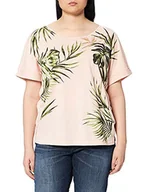 Koszulki i topy damskie - Jack Wolfskin Damski T-shirt Tropical Leaf T-shirt damski różowy różowy XS - miniaturka - grafika 1