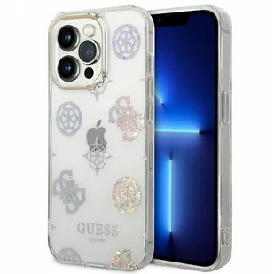 Guess GUHCP14LHTPPTH iPhone 14 Pro 6,1` przezroczysty/transparent hard case Peony Glitter - Etui i futerały do telefonów Guess GUHCP14LHTPPTH iPhone 14 Pro 6,1` przezroczysty/transparent hard case Peony Glitter - Etui i futerały do telefonów - miniaturka - grafika 1
