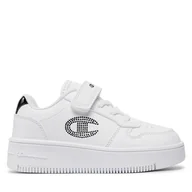 Buty dla dziewczynek - Sneakersy Champion Rebound Platform Glitter G Ps Low Cut Shoe S32830-CHA-WW009 Biały - miniaturka - grafika 1