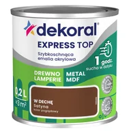 Emalie - Dekoral Emalia akrylowa EXPRESS TOP W dechę 0,2 l - miniaturka - grafika 1