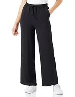 Spodnie damskie - ONLY Onlmette Wide Pant WVN damskie spodnie materiałowe, czarny, (XXL) W / 34L - miniaturka - grafika 1