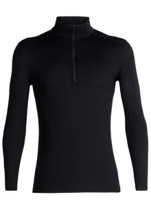 Bluza termoaktywna damska Icebreaker 200 Oasis L/S Half Zip - black - Bielizna sportowa damska - miniaturka - grafika 1