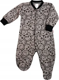 PAJAC pajacyk rozpinany EMOTKI r 62 KLEKLE - Pajacyki dla niemowląt - miniaturka - grafika 1