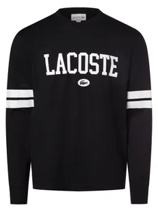 Lacoste Męska koszula z długim rękawem Mężczyźni Bawełna niebieski nadruk, M - Koszule męskie - miniaturka - grafika 1