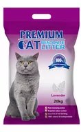Żwirek dla kotów - Premium Cat Żwirek Bentonitowy Zbrylający - Lawendowy dla kota 20kg - miniaturka - grafika 1