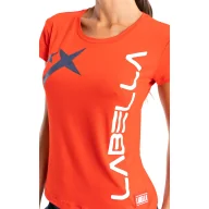 Koszulki i topy damskie - Koszulka damska LABELLAMAFIA T SHIRT GRAVITY RED - miniaturka - grafika 1