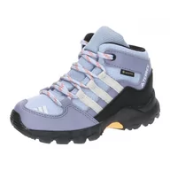 Buty trekkingowe damskie - adidas Terrex Gore-Tex Hiking, Shoes-Mid Unisex-Bimbi 0-24, Niebieski Blue Dawn Grey One Solar Gold, 26 EU - miniaturka - grafika 1