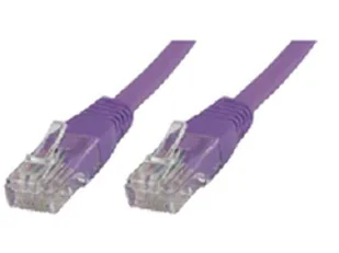 MicroConnect RJ-45/RJ-45 kat.6 0.3m Fioletowy UTP6003P - Patchcordy - miniaturka - grafika 1