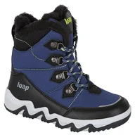 Buty dla chłopców - Śniegowce dziecięce Loap Lima Rozmiar butów (UE): 35 / Kolor: niebieski - miniaturka - grafika 1