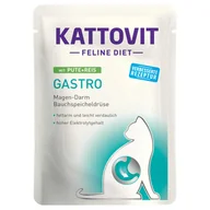 Mokra karma dla kotów - Kattovit Gastro w saszetkach - Indyk z ryżem, 12 x 85 g - miniaturka - grafika 1