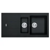 Zlewozmywaki - Zlewozmywak fragranitowy FRANKE Bellini BLG 651-97 Onyx 114.0700.131 - miniaturka - grafika 1