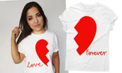 Gadżety dla niej i dla niego - koszulki na walentynki dla pary - miniaturka - grafika 1