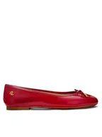 Baleriny - LAUREN RALPH LAUREN Baleriny 802956765002 Czerwony - miniaturka - grafika 1