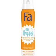 Dezodoranty i antyperspiranty dla kobiet - Fa Go Happy Anti-Perspirant 48H - 150ml antyperspirant - miniaturka - grafika 1