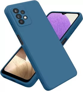 Panel Goospery Mercury Silicone do Samsung Galaxy A32 5G Navy (8809803425803) - Etui i futerały do telefonów - miniaturka - grafika 1