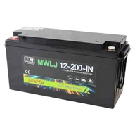 Akumulatory ogólnego zastosowania - Akumulator MWLJ LiFePO4 12.8V 200Ah 2560Wh IN (12-200-IN) - miniaturka - grafika 1