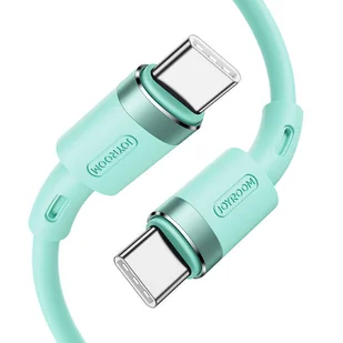 Joyroom kabel przewód USB Typ C - USB Typ C PD 60W 1,2m zielony (S-1230N9) - Kable USB - miniaturka - grafika 1