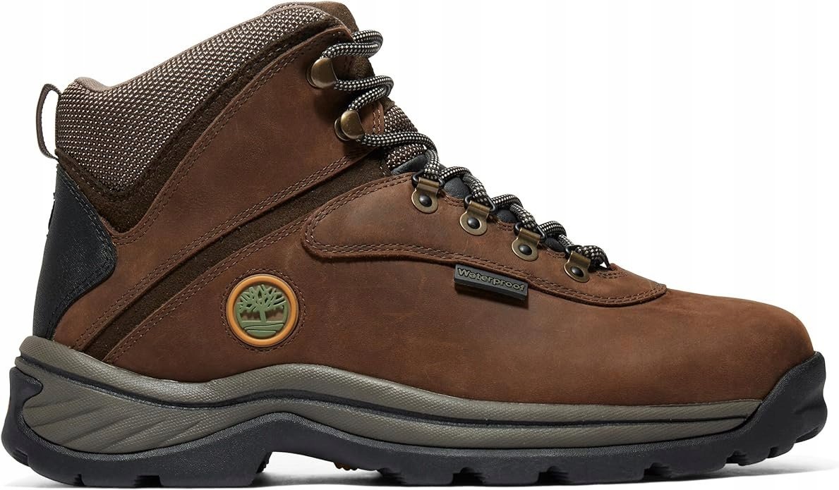 TIMBERLAND TRZEWIKI MĘSKIE SKÓRZANE LOGO 43,5 1Ż3D