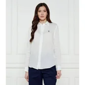 Koszule damskie - POLO RALPH LAUREN Lniana koszula | Classic fit - miniaturka - grafika 1