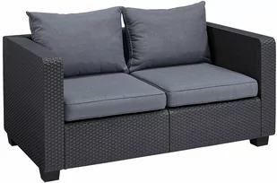 Allibert Sofa 2-osobowa SALTA - grafitowa 15-582 - Sofy ogrodowe - miniaturka - grafika 1
