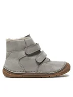 Buty dla dziewczynek - Froddo Trzewiki Paix Up Winter G2110143-15 S Szary - miniaturka - grafika 1