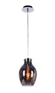 Lampy sufitowe - Zuma Line LAMPA wisząca BRESSO OYD-10231C-SP1 szklana OPRAWA zwis przydymiony OYD-10231C-SP1 - miniaturka - grafika 1