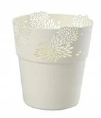 Donice - Osłonka ażurowa Aster kremowa 11,5 cm - miniaturka - grafika 1