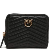 Portfele - Pinko Skórzany portfel TAYLOR ZIP AROUND SHEEP NAPPA - miniaturka - grafika 1