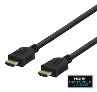 Kable komputerowe i do monitorów - Deltaco R00100015 kabel HDMI 5 m HDMI Typu A (Standard) Czarny R00100015 - miniaturka - grafika 1