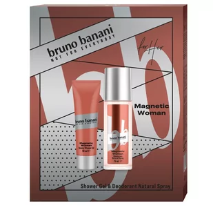 BRUNO BANANI Zestaw prezentowy Magnetic Woman (Dezodorant naturalny spray 75ml+Żel pod prysznic 50ml)) - Kosmetyki do kąpieli - miniaturka - grafika 2
