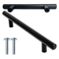 Meble modułowe i akcesoria - Uchwyt meblowy klasyczny reling czarny Michael - miniaturka - grafika 1