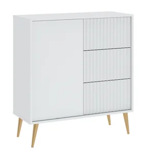 Komoda Barcelona 1D3S Biała - Inne meble do salonu - miniaturka - grafika 1