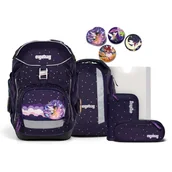 Plecaki - ergobag zestaw plecaków GLOW 28 x 25 x 40 - miniaturka - grafika 1