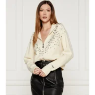 Swetry damskie - Pinko Sweter BOMBAY | Loose fit | z dodatkiem wełny - miniaturka - grafika 1