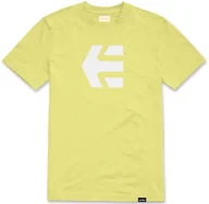 Koszulki męskie - t-shirt ETNIES ICON TEE LIGHT YELLOW - miniaturka - grafika 1