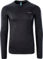Bluzy sportowe męskie - Elbrus BIELIZNA BLUZA NADIM POLARTEC BLACK XL - miniaturka - grafika 1