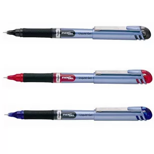 Pentel Cienkopis kulkowy 0,5 EnerGel BLN15-C niebieski obudowa niebieski metalik) - Pióra kulkowe - miniaturka - grafika 1