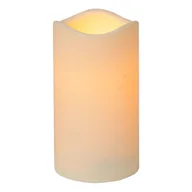 Świece - Świeca LED plastikowa PAUL beżowa 15cm IP44 - miniaturka - grafika 1